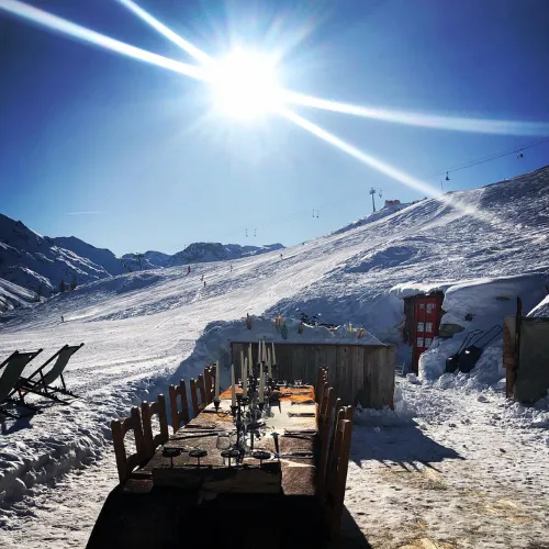 restaurant sur piste val d isere