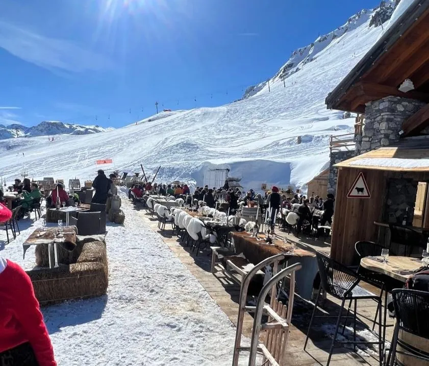 restaurant terrasse val d isere